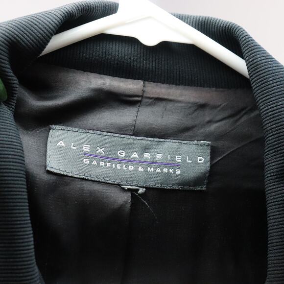 Alex Garfield Garfield & Marks Navy Blue Blazer Jacket Sz M Career Wear - Picture 4 of 4